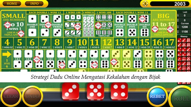 Strategi Dadu Online Mengatasi Kekalahan dengan Bijak